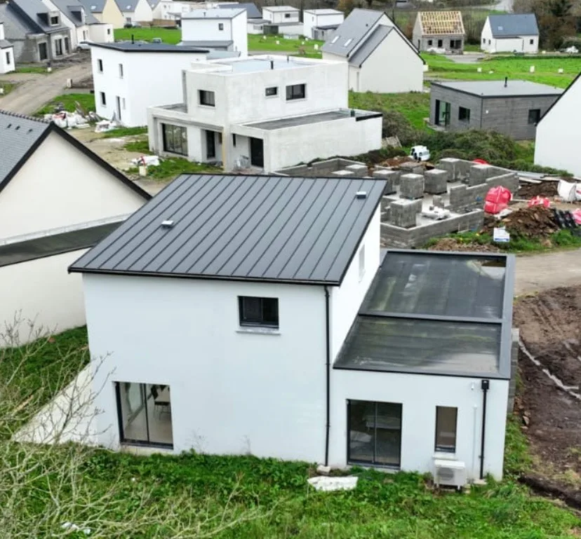 Construction neuve en maçonnerie traditionnelle à Pluguffan