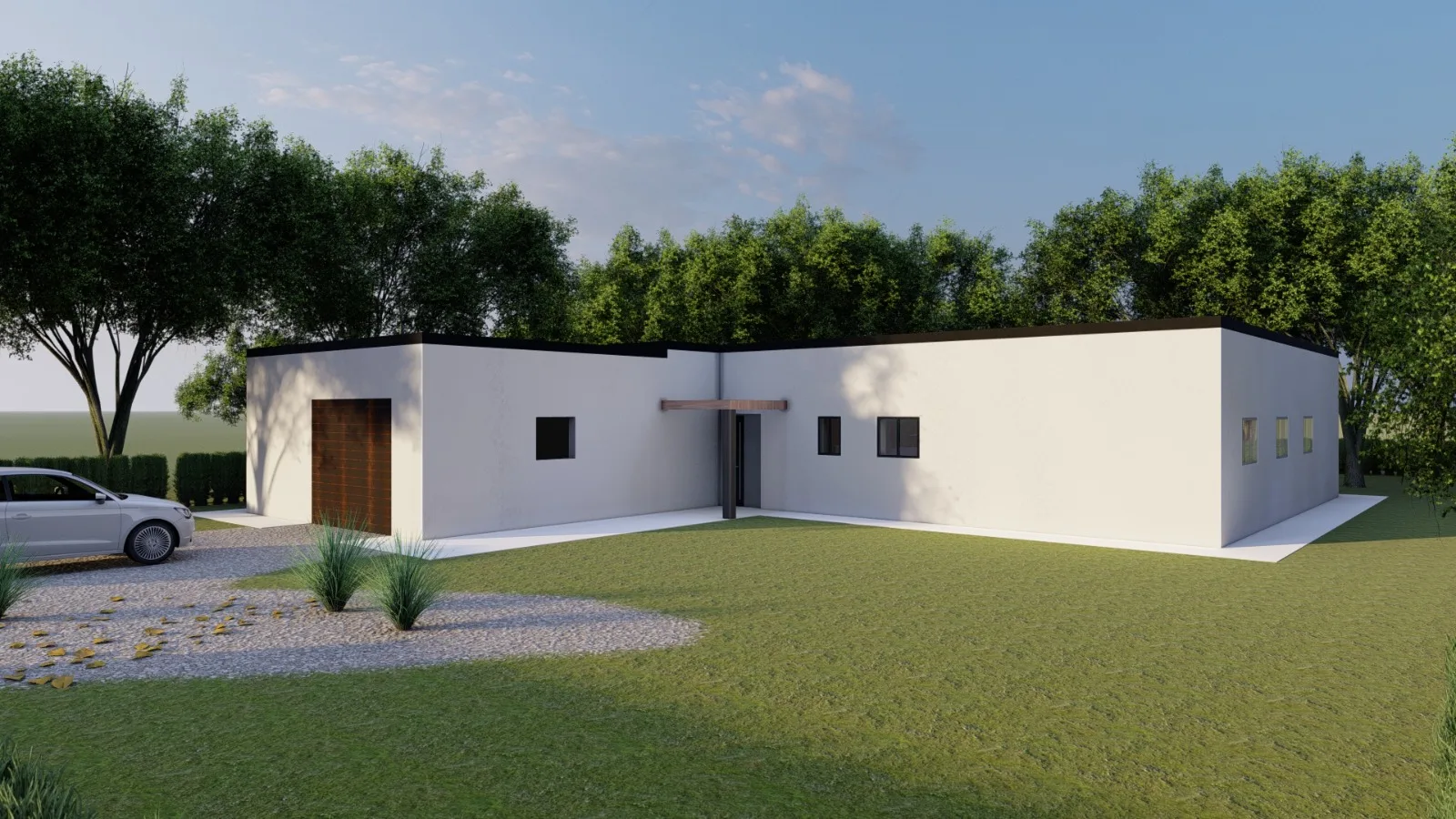 Maison plain-pied neuve réalisée par ADK Bâtiment
